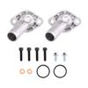 A60M-2Sets V-Twin Aluminum Thermostat Outlet Cover For Can-Am 800 1000 Outlander Renegade 420222690 420222691
