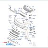 LR168994 fits the 2023 Land Rover Range Rover Sport front bumper trailer cover.