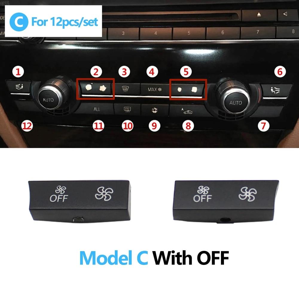 Передняя консоль, обогреватель переменного тока, крышка кнопки вентиляции для BMW 5 GT 6 7 X5 X6 Series F10 F11 F01 F02 F06 F12 F15 F16