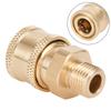 Pressure Washer Coupling Quick Release Adapter 1/4" Male Male Fitting Garden Joints Pressure Washer Connector Coupling