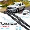 Щетки переднего стеклоочистителя автомобиля для Dacia Renault Logan 2 2013 2014 2015 II, щетки для лобового стекла, омыватель, автомобильные аксессуары