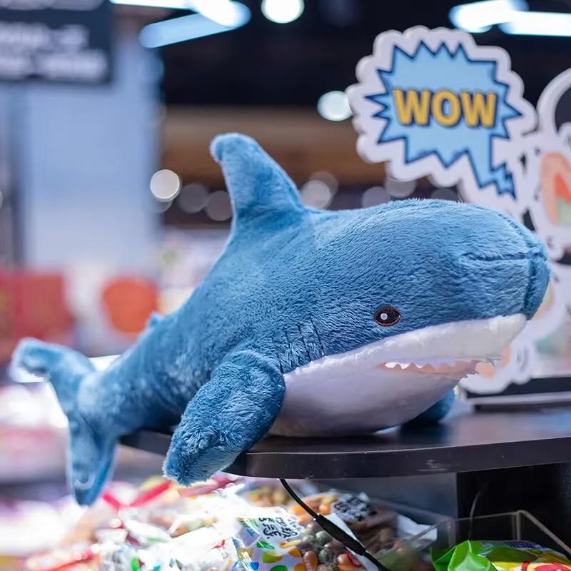 Игрушка Акула Мягкая Набивная Морское Животное Подушка-Компаньон Высококачественные Подарки На День Рождения Детям Мальчикам Декор Для Вечеринки