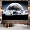 Moon Background Style Large Tapestry Wall Hanging  Geometry Hippie Tapestry Home Room Decor Aesthetic Decoration