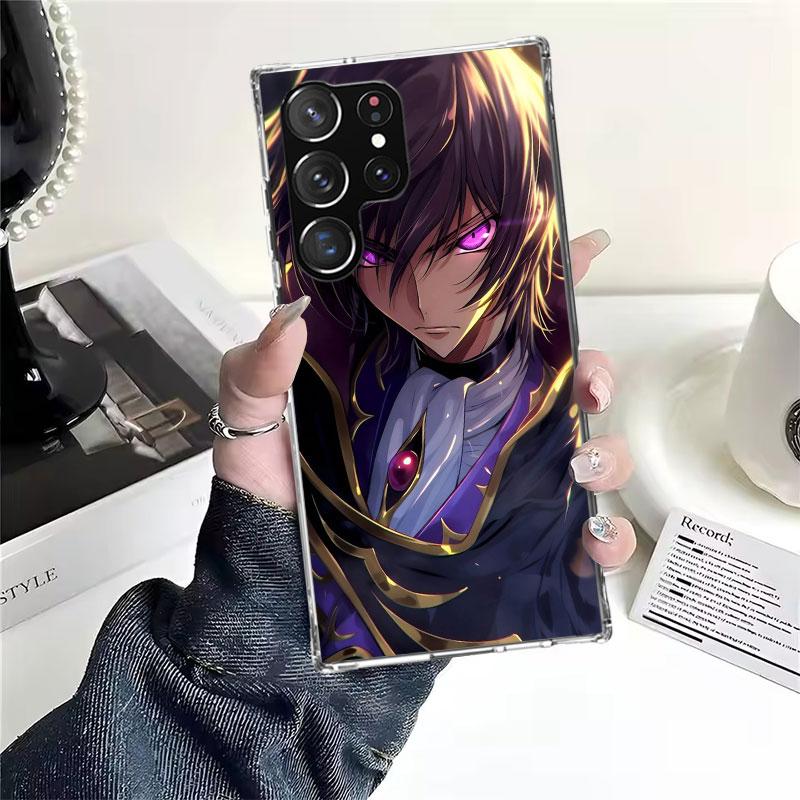 Мягкий чехол для телефона с аниме Code Geass для Samsung Galaxy S22 S23 S24 S25 Edge S26 Ultra S20 FE S21 Plus + Fundas Coque Galaxy S20 S21