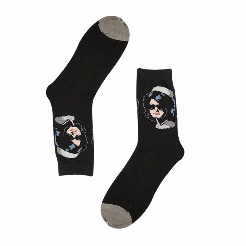 New Arrival Fashion Socks Crew Cotton Socks Famous Oil Painting Art Socks Women Men Unisex Socks