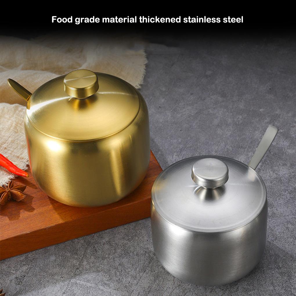 Сахарница Кофе Чай Баночка для специй Кухонные гаджеты Солонка Интегрированная конструкция Кулинарные принадлежности Приправа Горшок