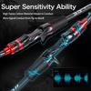 SOUGAYILANG Portable 4-section Fishing Rod 2.1M Fishing Rod Carbon Fiber Spinning Fishing Rod Fishing Gear