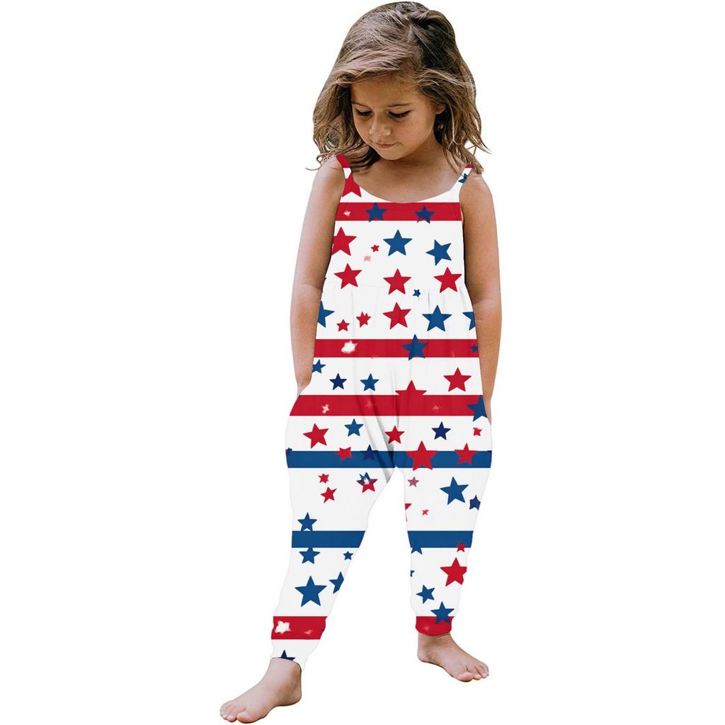 Летний комбинезон без рукавов для маленьких девочек, комбинезон, одежда