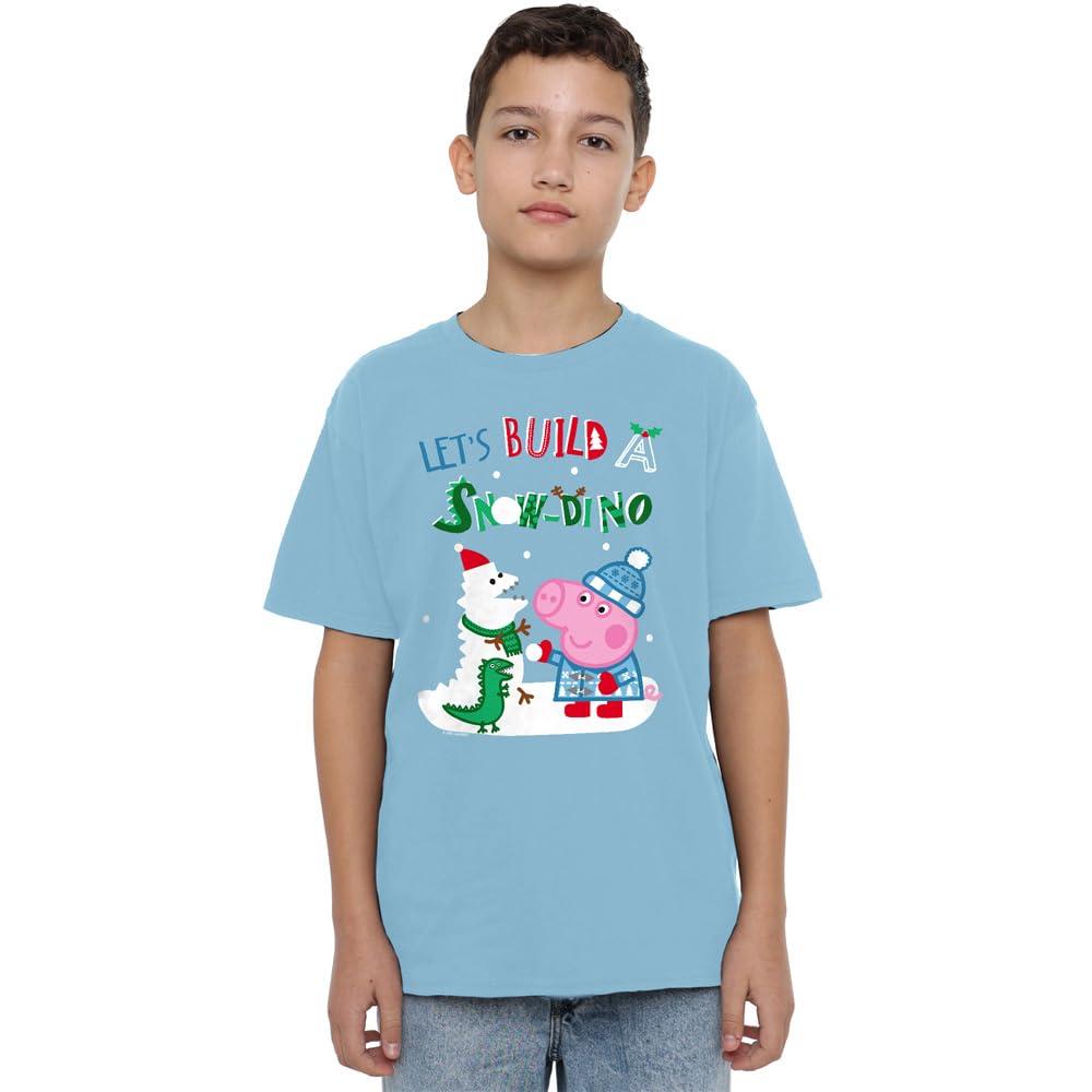 Peppa Pig Childrens/Kids Snow Dinosaurs George Pig T-Shirt