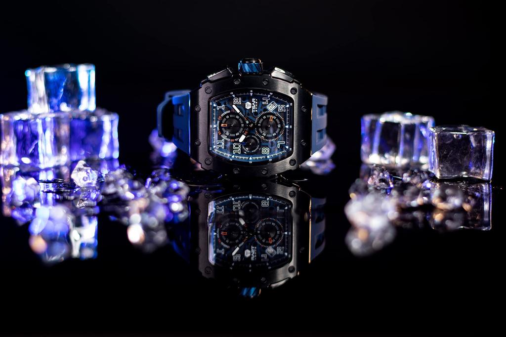 Часы TSAR BOMBA, водонепроницаемые, 5 АТМ, часы-бочка, деловые, из нержавеющей стали, спортивные, роскошные, модные, повседневные, в форме бочки, черные, синие, мужские