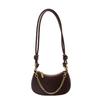 Women's Suede Chain Bags Versatile Zipper Bag Feminine Shoulder Bag Crossbody Bags Vintage Casual