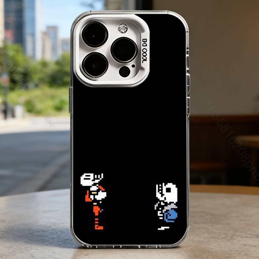 Game U-Undertale-es Case for iPhone17 16 15 14 13 12 11 Pro Max Plus Air 16E X XR XS Max Hard Shockproof Bumper Cover