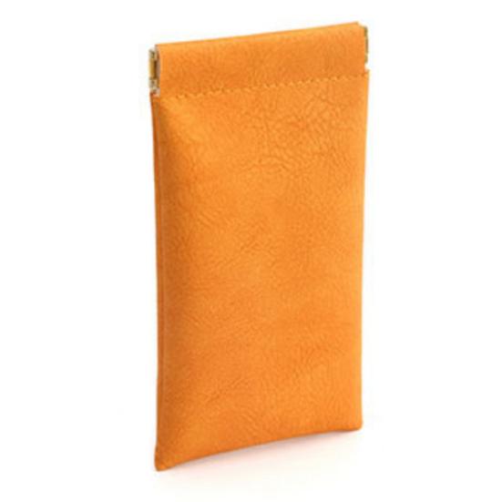 Портативная сумка для хранения очков с автоматическим замком, мягкий чехол из искусственной кожи для солнцезащитных очков, органайзер для очков для женщин и мужчин с близорукостью