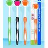Travel Tongue Scraper Plastic Oral Care Tool Easy Tongue Brush Cleaner  Daily Hygiene
