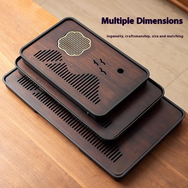 Поднос для чая Gianxi Чайный сервиз Поднос для чая Sea Сухой поднос для заваривания чая Бамбуковый поднос для чайной церемонии Маленькая подставка для хранения воды