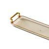 Nordic Serving Tray with Handles Multipurpose Decorative Tray Vanity Tray for Living Room Bathroom Office Bedroom Party