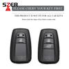 ZYU3  Fashion TPU Car Keychain Key Case Cover Shell Fob For Toyota Corolla Prius Camry CHR C-HR RAV4 Altis Land Cruiser Prado Keyless
