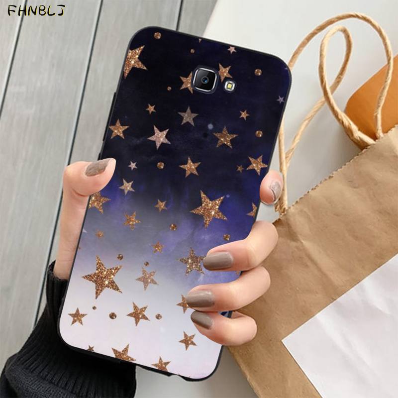 FHNBLJ Gold Pink Glitter Marble Phone Case Cover for Samsung J4 PLUS J7PRO J5 J6 J7 PRIME J7 Neo 2016 2018 J8