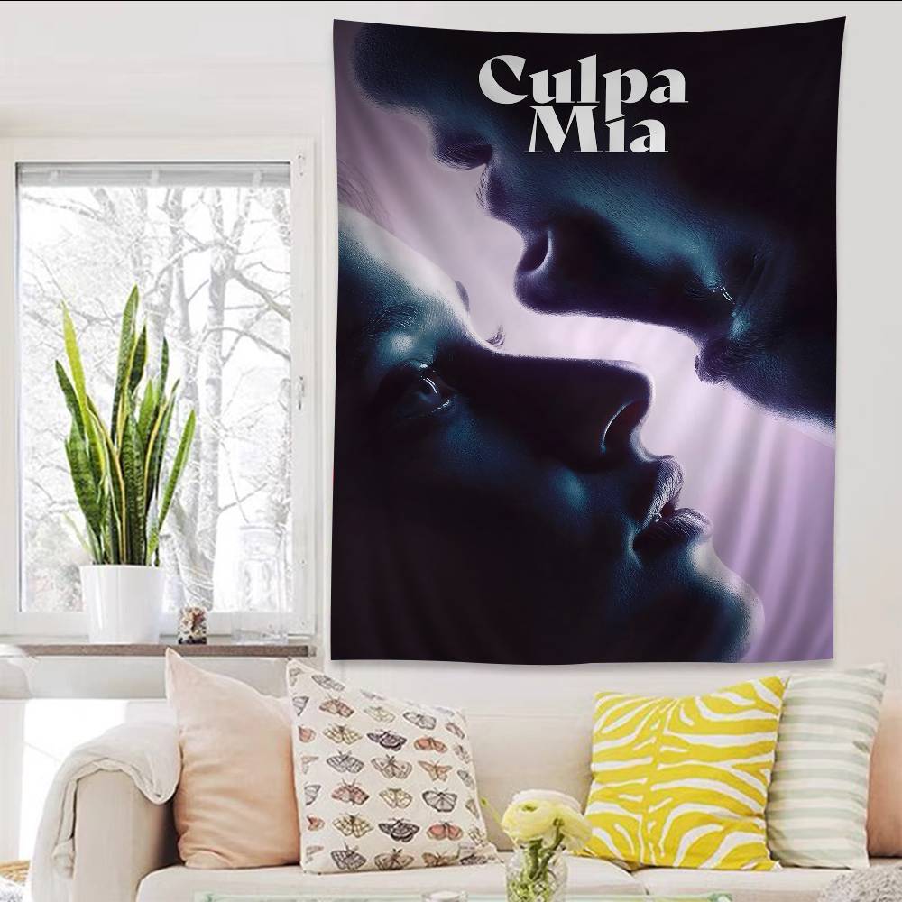 Моя вина Culpa Mia 2023 Фильм Аниме Гобелен Хиппи Цветок Настенные Ковры Декор Комнаты в Общежитии Дешевый Хиппи Настенное Украшение
