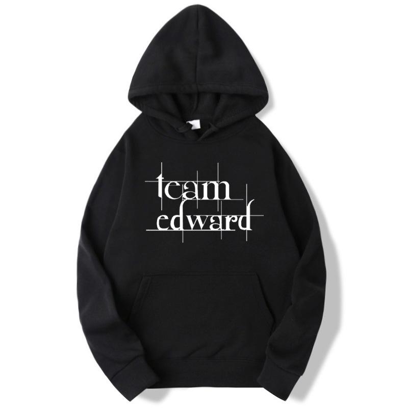 Толстовки с капюшоном «Команда «Сумерки» Эдварда», модная уличная одежда унисекс, пуловер унисекс «Сумерки сага», осень-зима, флисовые толстовки с капюшоном
