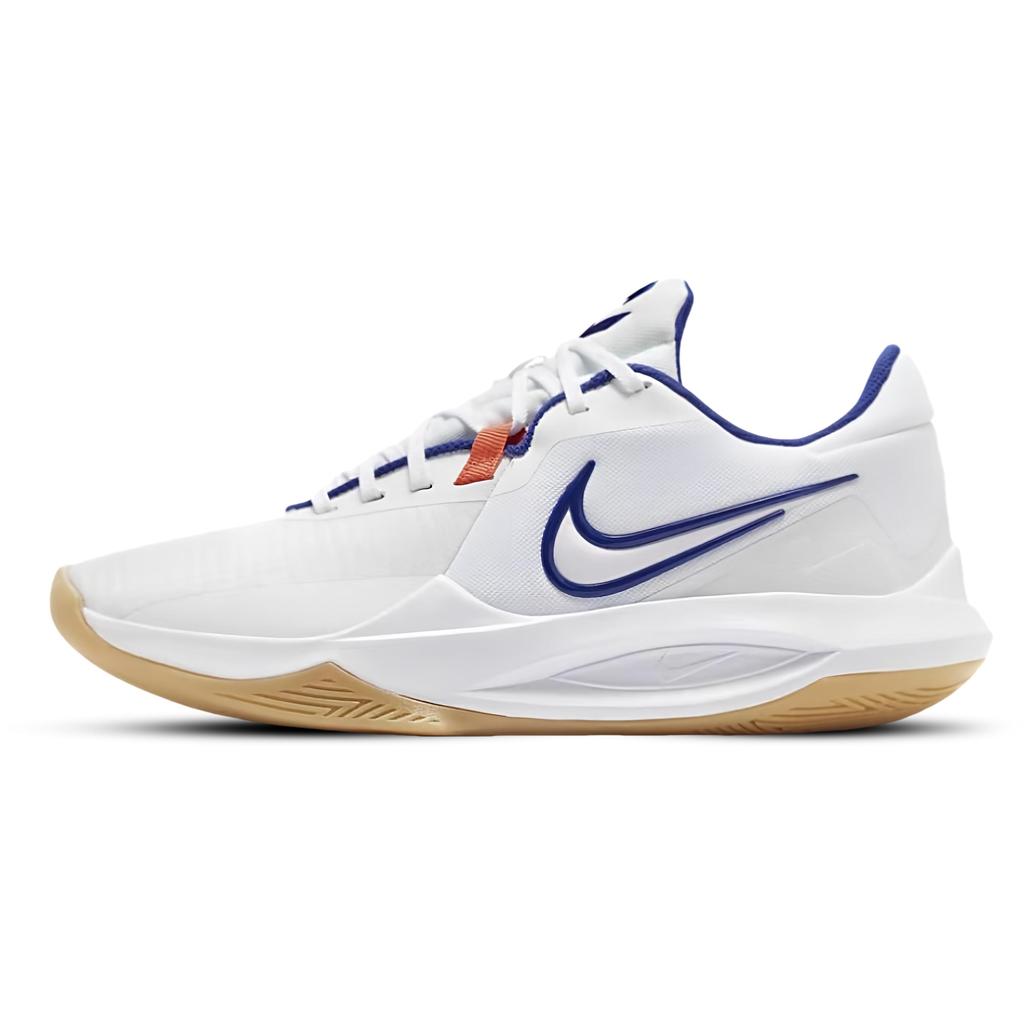 Nike Precision 6 Abrasion Resistant Low top Basketball Shoes Men's Pink Yellow HV1796-141(team1053-)