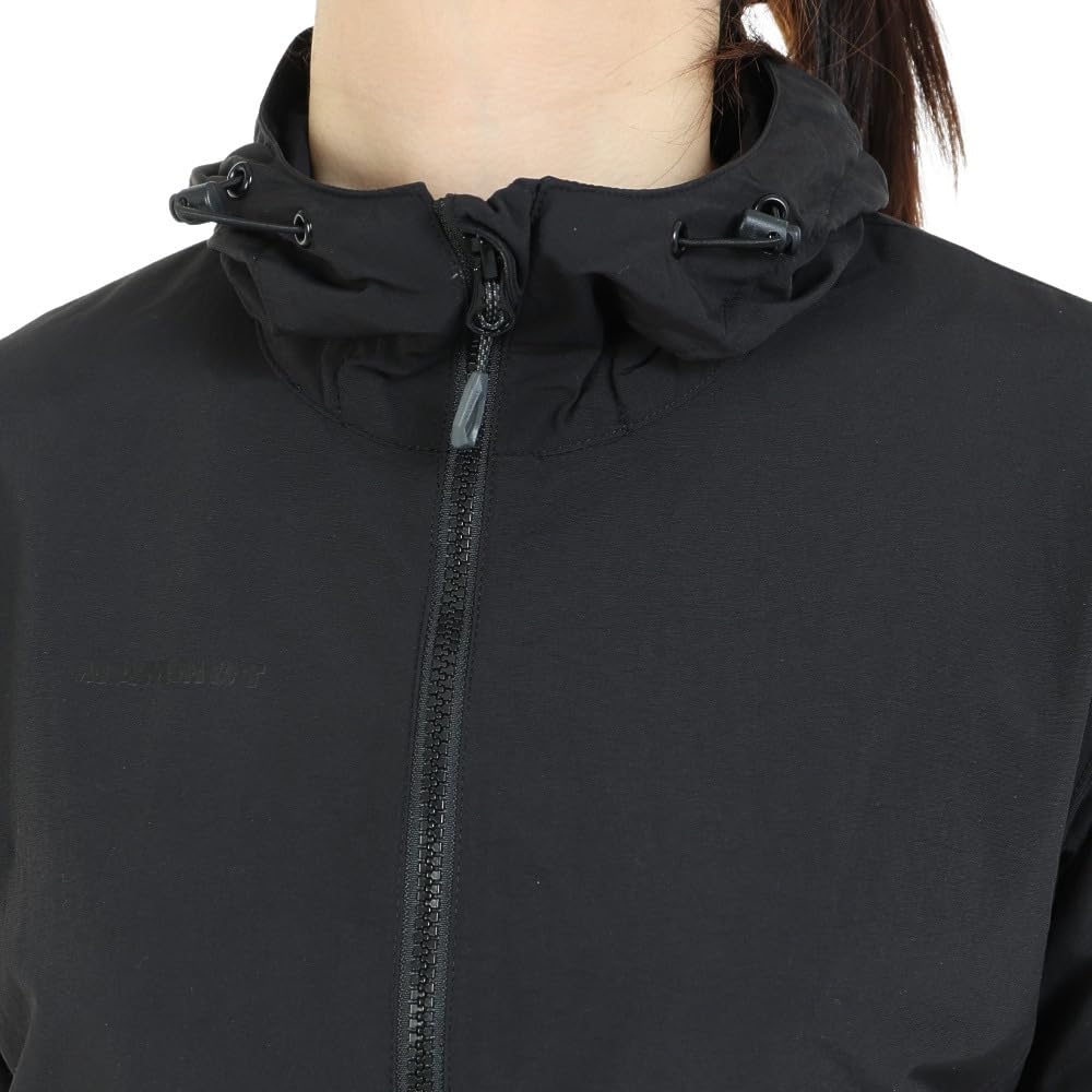 Mammut Hiking WB Hooded Jacket AF Asian Hiking Windbreaker Hooded Jacket Women's 1012-00401 Black, Fit,