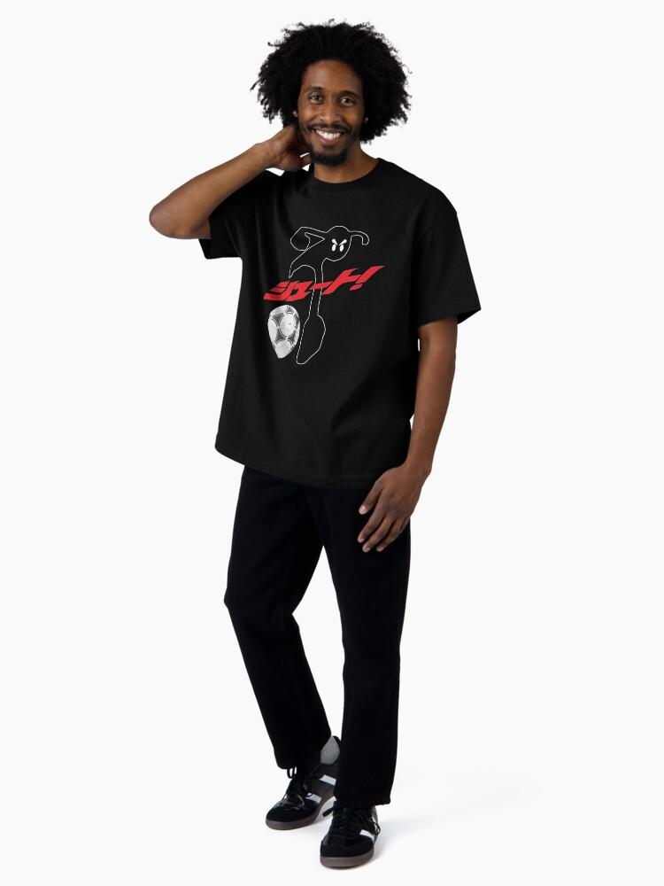 Captain Tsubasa Stickman Football Shoot Oversized Unisex T-Shirt