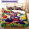 3pcs Freddy Bedding Set Duvet Cover Closure Includes 1 Duvet Cover & 2 Pillowcases, Soft and Comfortable for All Seasons.