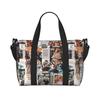 Classic Friends TV Central Perk Print Travel Duffel Bag Multipurpose Weekender Overnight Bags Unisex Waterproof Luggage Bag