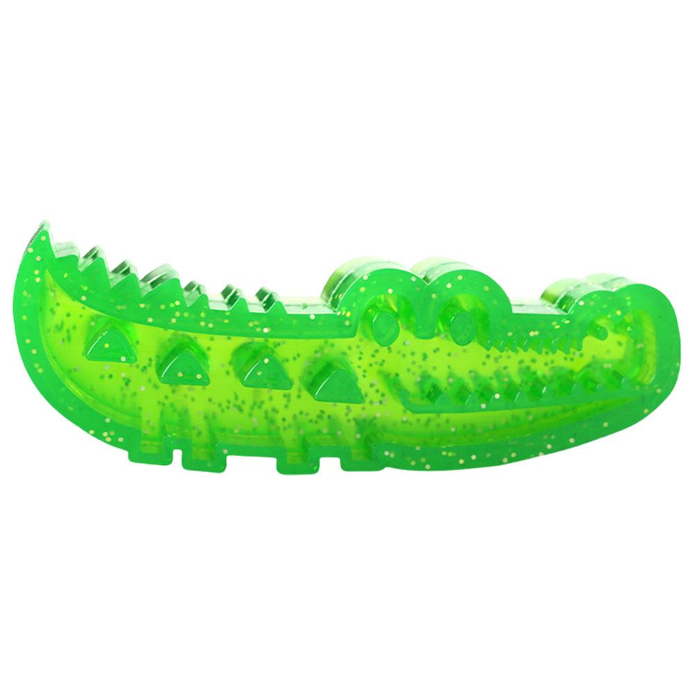 Slow-Feed Chew & Fetch Crocodile Dog Toy Dog Slow Feeder Puzzle Toy Cute Chew Toys for All Breed Sizes Dog