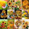 5D DIY Diamond Art Painting Flower DIY Diamond Embroidery Cross Stitch Sunflower Pictures Of Rhinestones Mosaic Home D