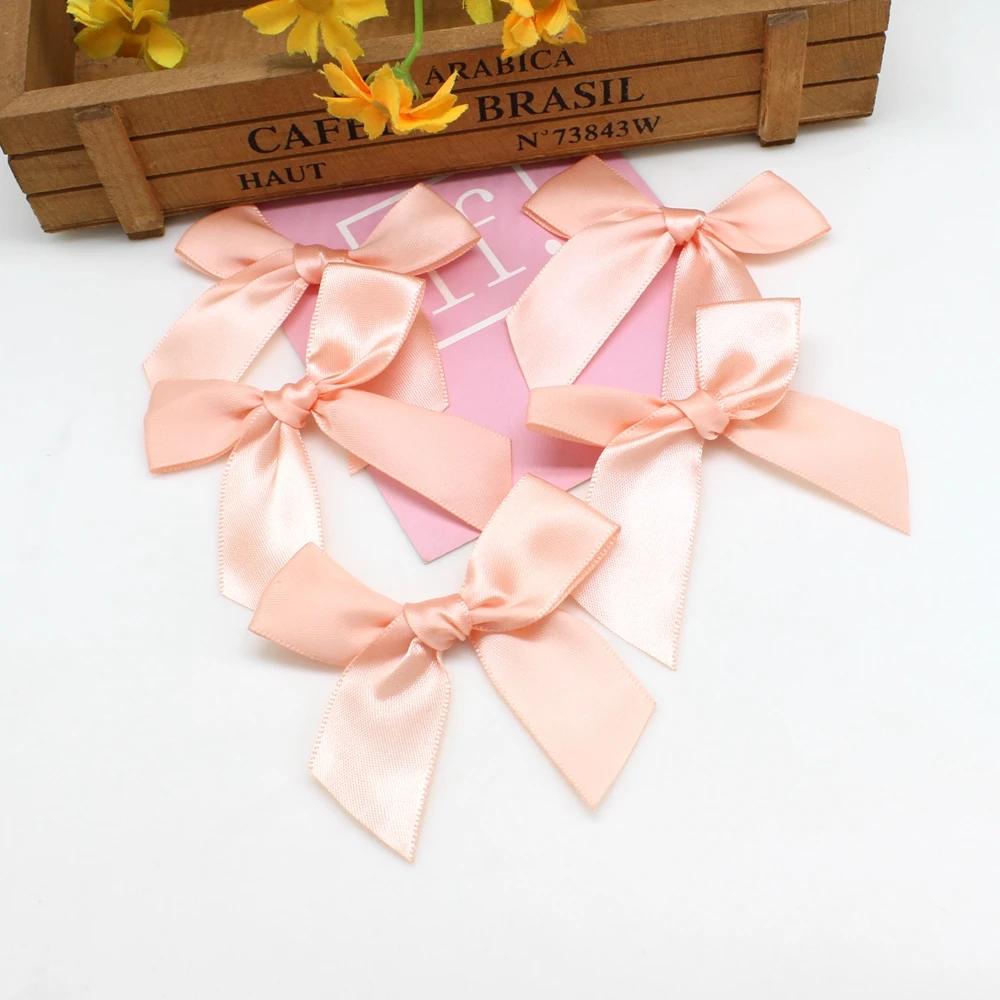 20/50pcs Ribbon Bow Craft Bow Pink White Blue Floral Gift Tie DIY Christmas Party Decoration Strikjes Decoratie Moños Navideños