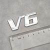 3D Металлическая Буква V6 Логотип Автомобильный Задний Значок Багажника Наклейка для Toyota Camry Corolla Rav4 Prado CHR Авто Аксессуары Наклейки