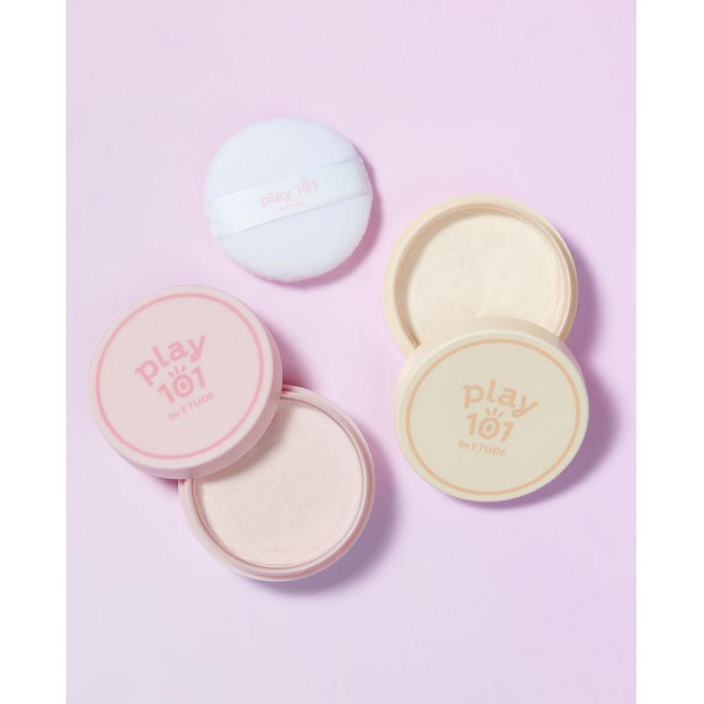 Daiso [01 LiGht BeiGe] Play 101 By Etude Finish Loose Powder 5 G