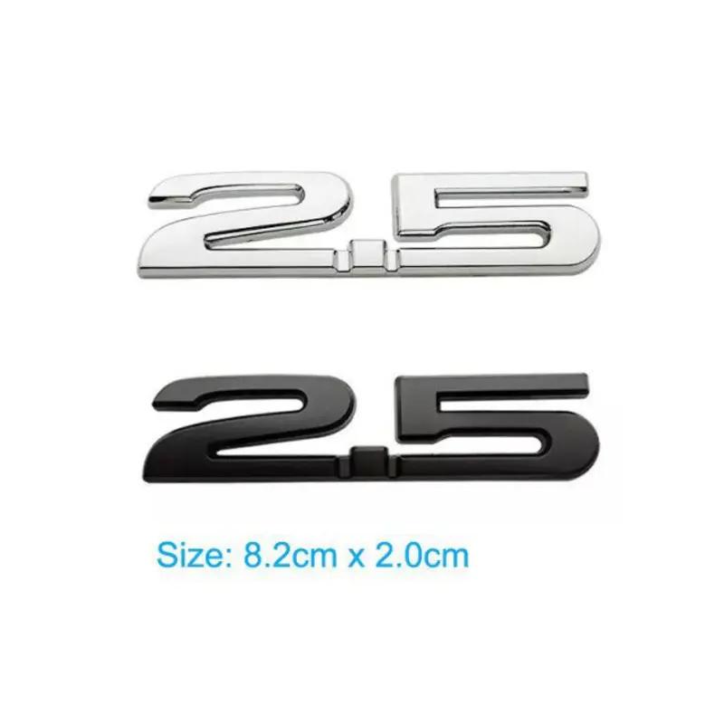 2.0 2.5 digital car stickers for Mazda tail rear trunk modification accessories displacement number body side decorative decals vzpgl12