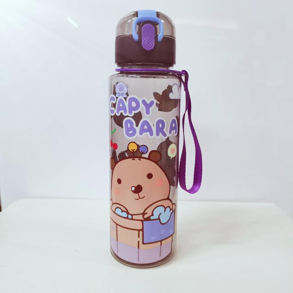 Кружка Hello Kitty Капибара Модный Мультяшный Узор Спортивная Портативная Чашка для Воды Дизайн Высокая Эстетика Чашка для Чая Hello Kitty Капибара