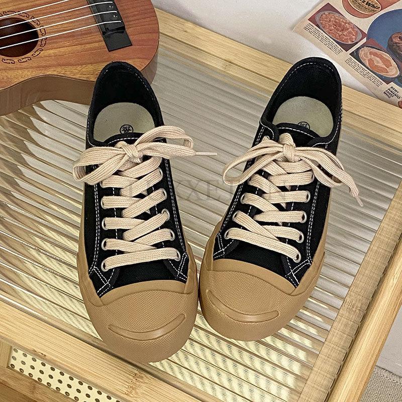 Женские кроссовки конфетного цвета, женские парусиновые туфли, женские повседневные удобные спортивные кроссовки на шнуровке, вулканизированные слипоны