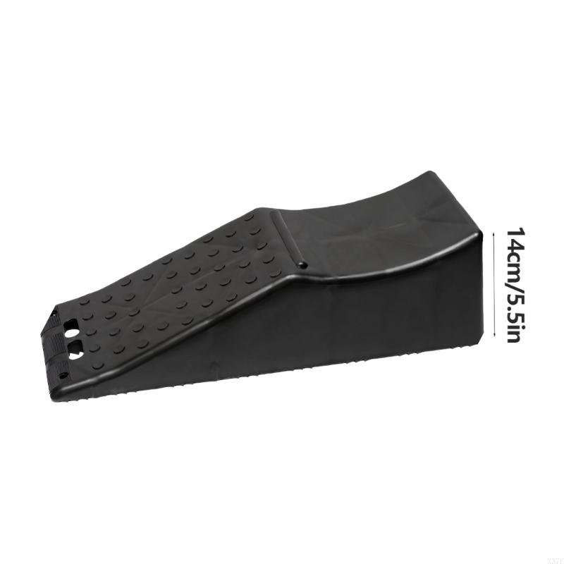 5.5 Inch Handy Wheel Chock For Car Motorcycle Tire Changing And Maintenance With Anti Slip Design X37F