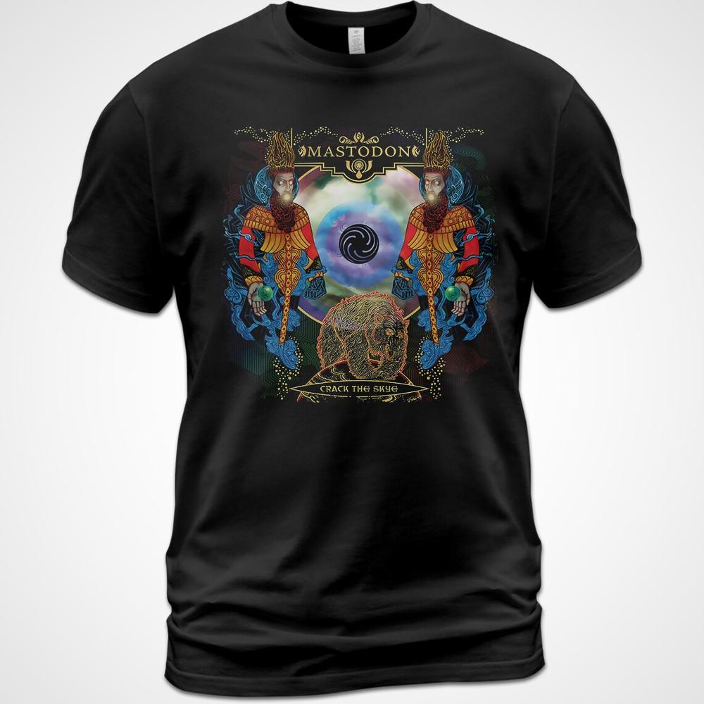 Хлопковая футболка Mastodon Альбом Crack the Skye Футболка Бранн Дейлор Брент Хайндс Унисекс Футболка