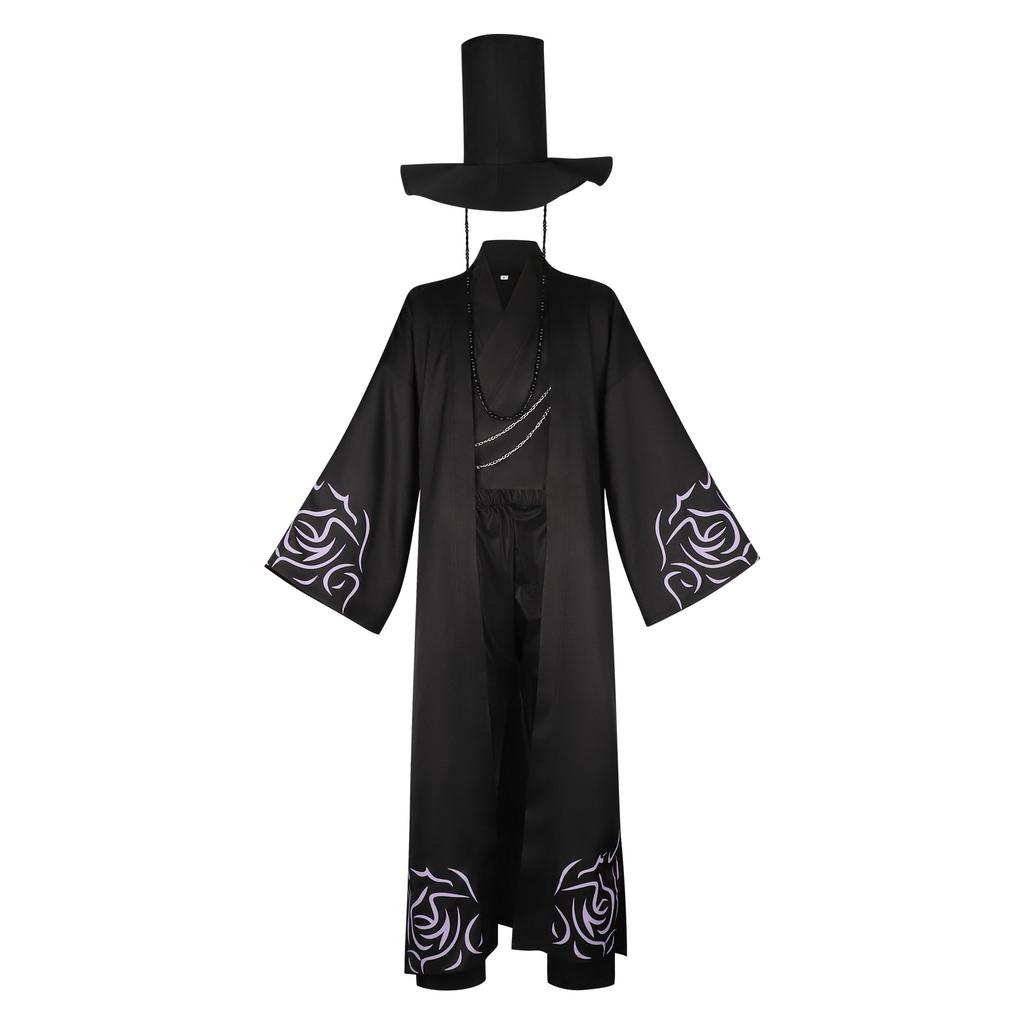 K-POP Demon Hunter Boys Shaka Boy Qin Yu cos Boys Troupe Babe Black Song Suit Cosplay Costume