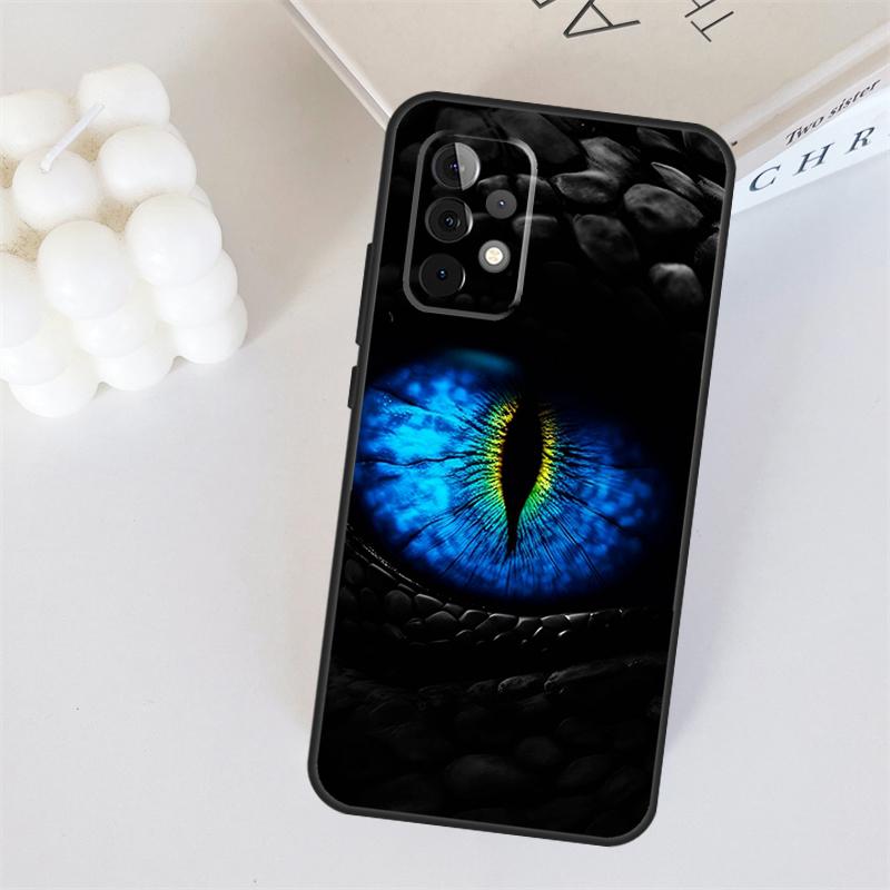 Готический чехол 'Глаз Дракона' для Samsung Galaxy A55 A35 A15 A36 A56 A26 A16 A22 A32 A52 A54 A34 A53 A33 A13 A06 A05