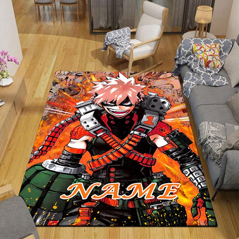 Custom 1Pc Heroic Battle Deku Vs Bakugo Rug Office Carpet Indoor Outdoor Entrance Doormat Nonslip Soft And Comfortable Living Room D2915112