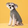 Autumn and Winter Fashion Candy Color Sweater Dog Cute Pet Warm Clothes Solid Color Twist Knitted Pullover