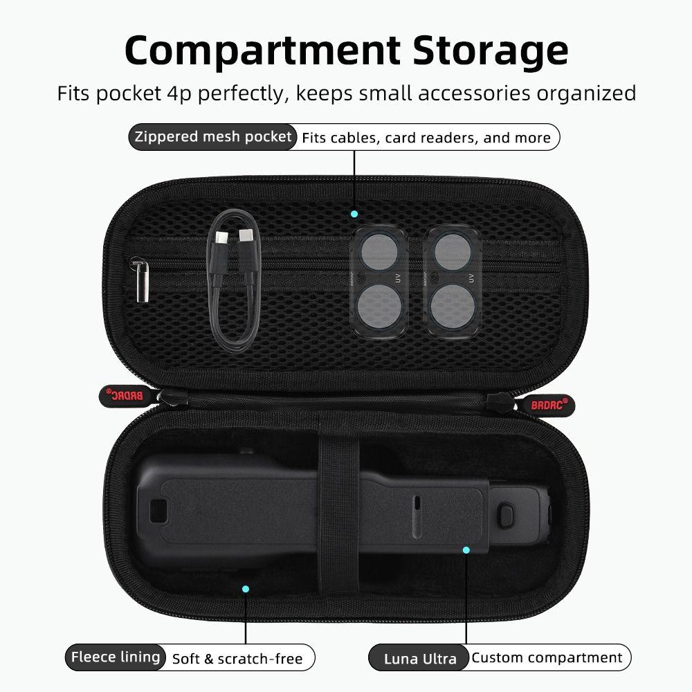 Portable Protective Storage Bag Camera Handbag for Insta360 Luna Ultra Gimbal Camera Accessories