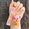 Fortune Year Charming Cartoon Resin Figurine Car Key Holder Accessory