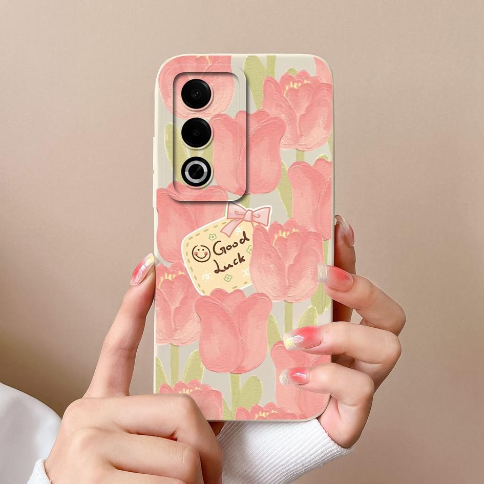 Чехол для OPPO Narzo 70 Pro Realme P1 Pro A3 Pro Забавный узор авокадо Чехлы Защитная пленка для экрана Жидкий силиконовый окрашенный корпус с защитой от падения для OPPO