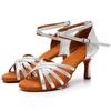 Women Ballroom Latin Tango Dance Shoes Salsa High Heeled 7CM