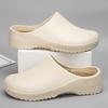 Fashion Men's Summer Slippers Non-slip Oil-resistant Chef Shoes Kitchen Shoes For Men Nurse Work Shoe Casual EVA Lightweight Soft Clogs