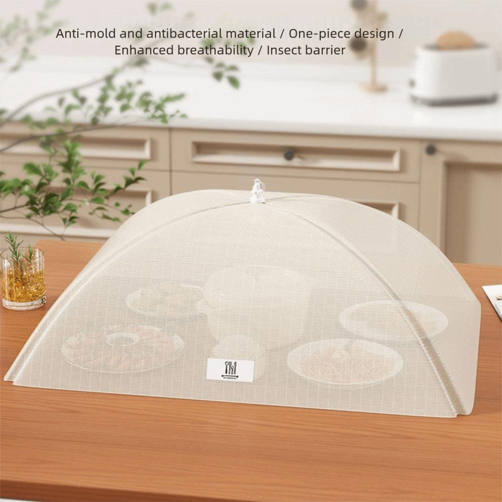 Pop-Up Storage Foldable Food Cover Breathable Vegetable Umbrella Reusable Mesh Dish Cover Picnic