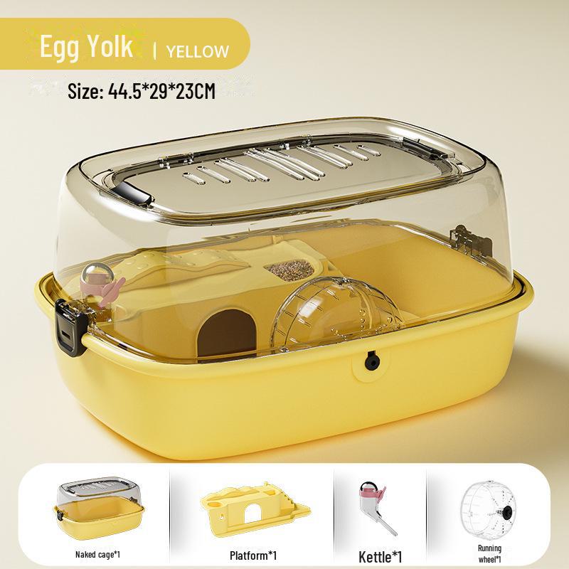 Акриловый замок-клетка для хомяков с прозрачным окном - для помещений, полный комплект